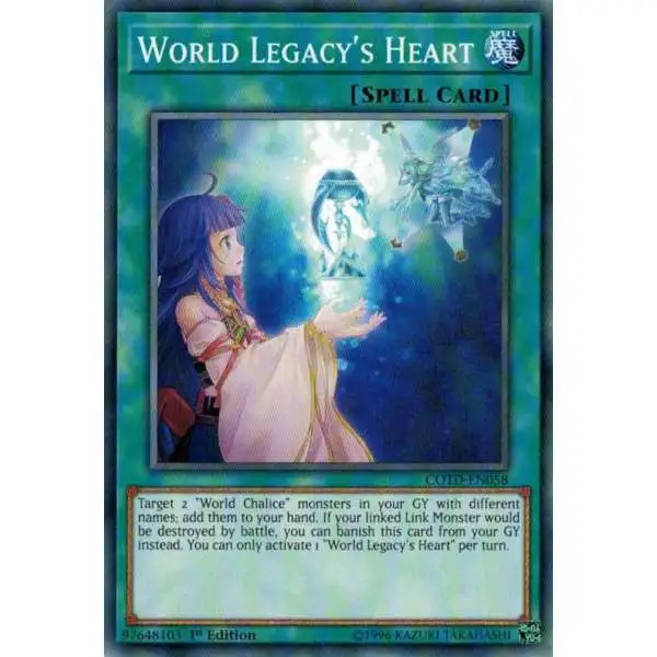 YuGiOh Code of the Duelist Common World Legacy's Heart COTD-EN058