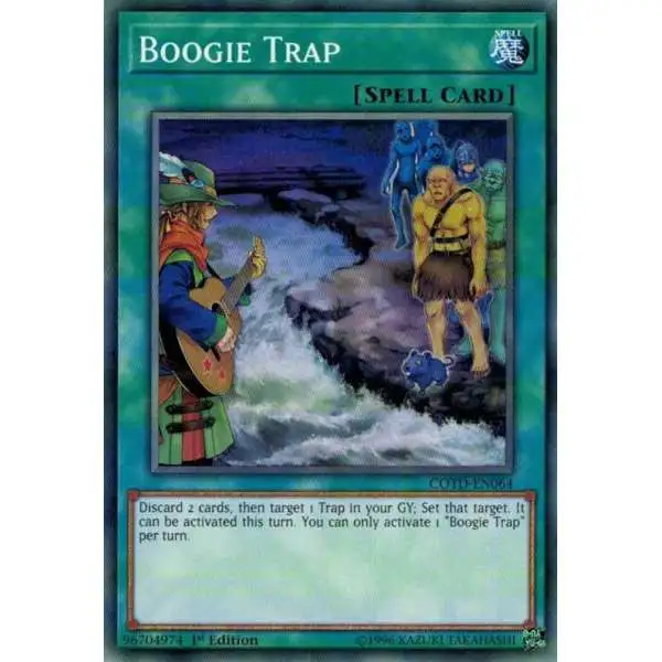 YuGiOh Code of the Duelist Common Boogie Trap COTD-EN064