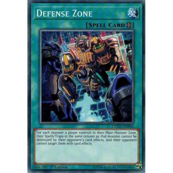 YuGiOh Code of the Duelist Short Print Defense Zone COTD-EN066