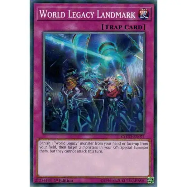 YuGiOh Code of the Duelist Common World Legacy Landmark COTD-EN071