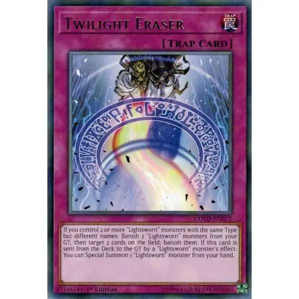 YuGiOh Code of the Duelist Rare Twilight Eraser COTD-EN072