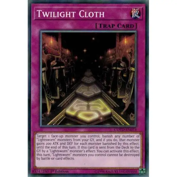 YuGiOh Code of the Duelist Common Twilight Cloth COTD-EN073