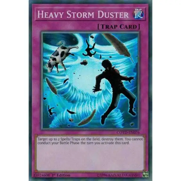 YuGiOh Code of the Duelist Super Rare Heavy Storm Duster COTD-EN076