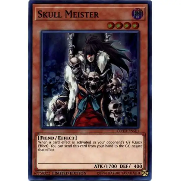 YuGiOh Code of the Duelist Super Rare Skull Meister COTD-ENSE1