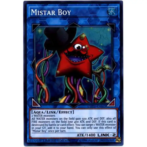 YuGiOh Code of the Duelist Super Rare Mistar Boy COTD-ENSE3