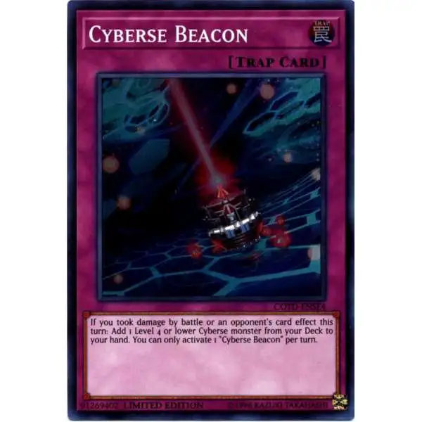 YuGiOh Code of the Duelist Super Rare Cyverse Beacon COTD-ENSE4