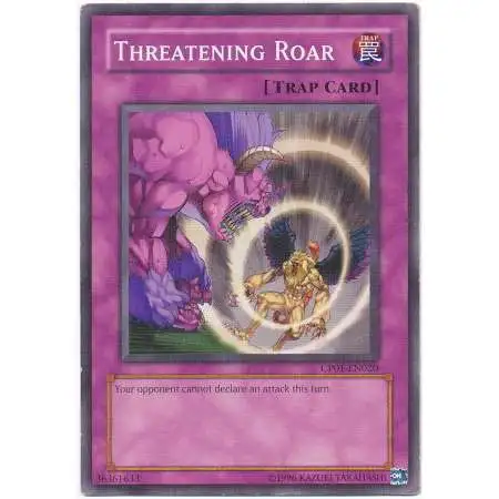 YuGiOh GX Trading Card Game Champion Pack: Game 1 Common Threatening Roar CP01-EN020