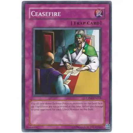 YuGiOh GX Trading Card Game Champion Pack: Game 2 Common Ceasefire CP02-EN014