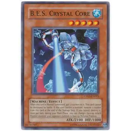 YuGiOh GX Trading Card Game Champion Pack: Game 3 Common B.E.S. Crystal Core CP03-EN015