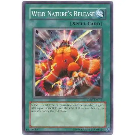 YuGiOh GX Trading Card Game Champion Pack: Game 3 Common Wild Nature's Release CP03-EN017
