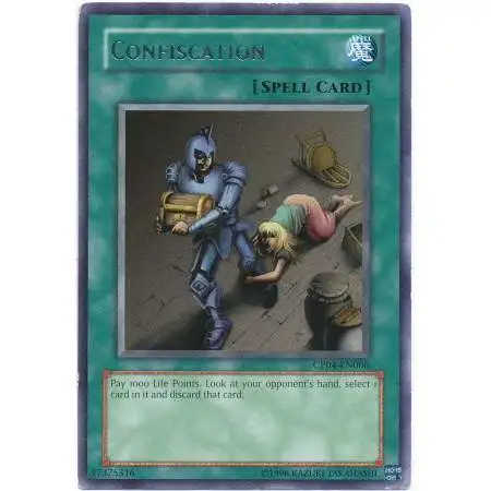 YuGiOh GX Trading Card Game Champion Pack: Game 4 Rare Confiscation CP04-EN006