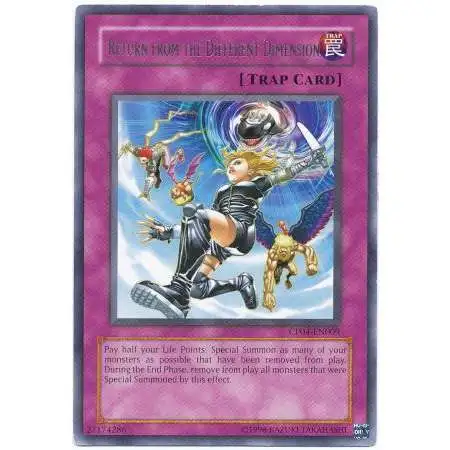 YuGiOh Trading Card Game Champion Pack: Game 4 Rare Return from the Different Dimension CP04-EN009
