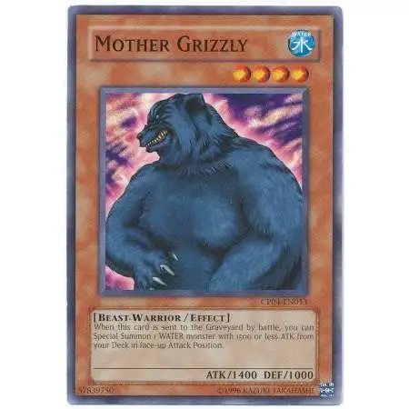 YuGiOh GX Trading Card Game Champion Pack: Game 4 Common Mother Grizzly CP04-EN013