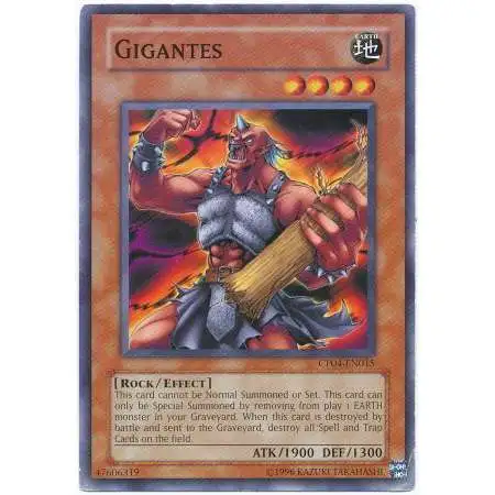 YuGiOh GX Trading Card Game Champion Pack: Game 4 Common Gigantes CP04-EN015