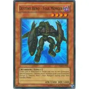 YuGiOh GX Trading Card Game Champion Pack: Game 6 Super Rare Destiny Hero - Fear Monger CP06-EN002