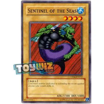 YuGiOh GX Trading Card Game Champion Pack: Game 6 Common Sentinel of the Seas CP06-EN012