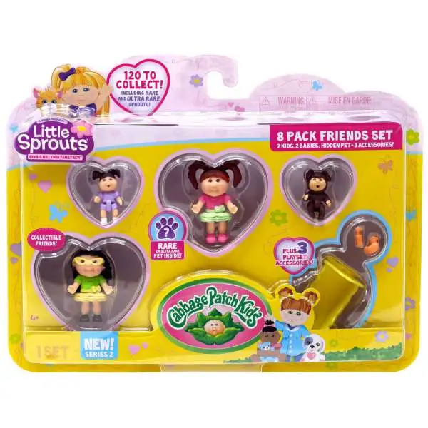 Cabbage Patch Kids Little Sprouts Series 2 Penelope Scarlett Mini Figure 8-Pack