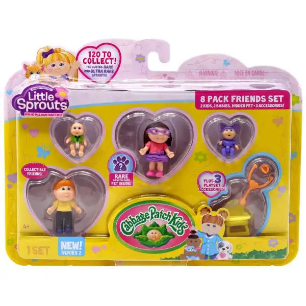 Cabbage Patch Kids Little Sprouts Series 2 Rachel Kylie Mini Figure 8-Pack