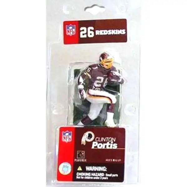 McFarlane Toys NFL Washington Redskins Sports Picks Football 3 Inch Mini Clinton Portis Mini Figure