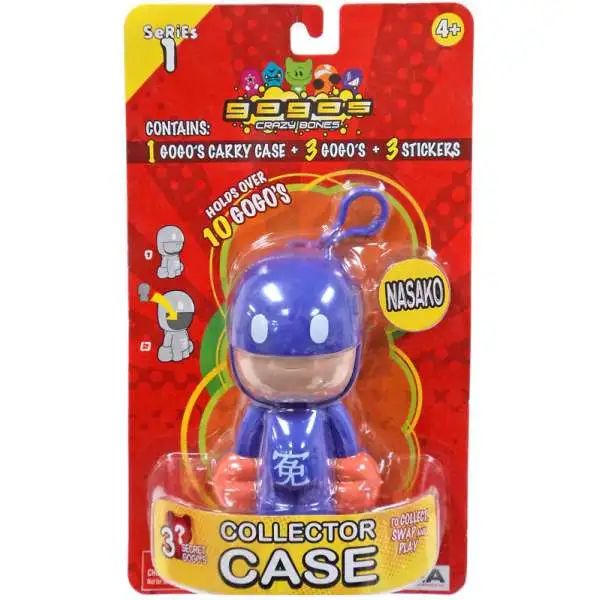 Crazy Bones Gogo's Series 1 Nasako Collector Case [RANDOM Color]