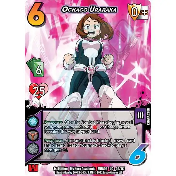 My Hero Academia Collectible Card Game Series 2 Crimson Rampage Uncommon Ochaco Uraraka #46