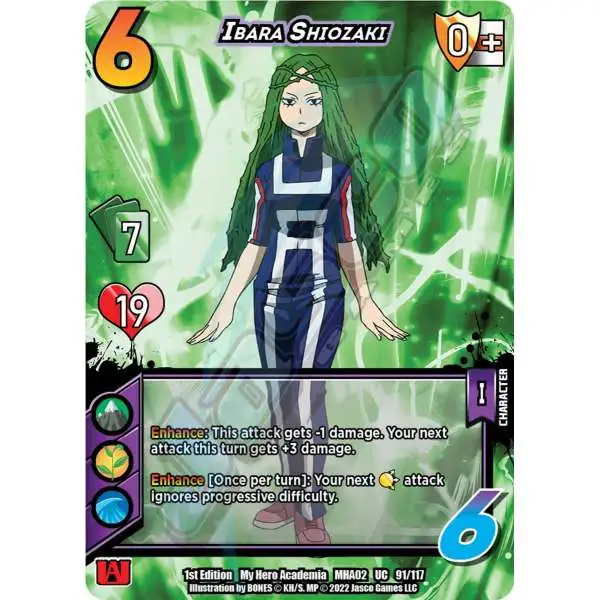 My Hero Academia Collectible Card Game Series 2 Crimson Rampage Uncommon Ibara Shiozaki #91