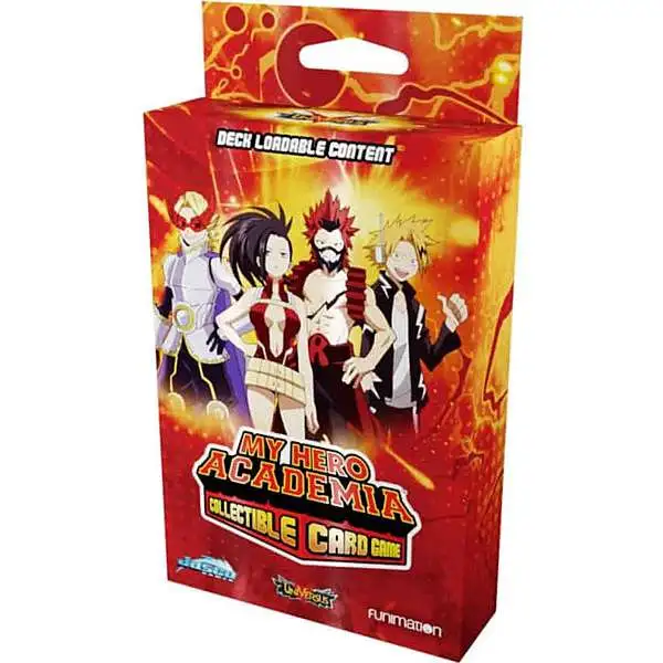 My Hero Academia Collectible Card Game Series 2 Crimson Rampage Deck Loadable Content