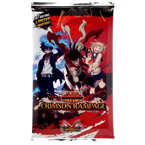 Universus CCG My Hero Academia Series 2 Crimson Rampage Booster Pack [10 Cards]