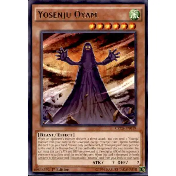 YuGiOh Crossed Souls Rare Yosenju Oyam CROS-EN019