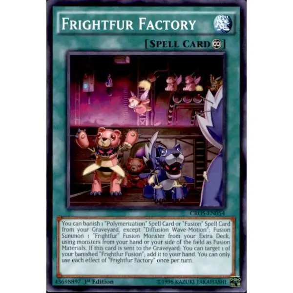 YuGiOh Crossed Souls Common Frightfur Factory CROS-EN054