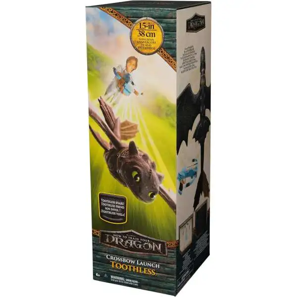 How to Train Your Dragon 2025 Movie Toothless Crossbow 15-Inch Launching Roleplay Toy