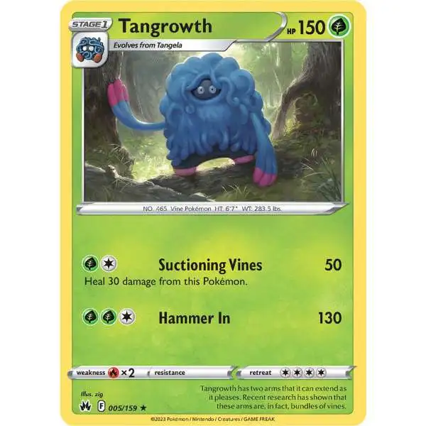 Pokemon Trading Card Game Crown Zenith Rare Tangrowth #5