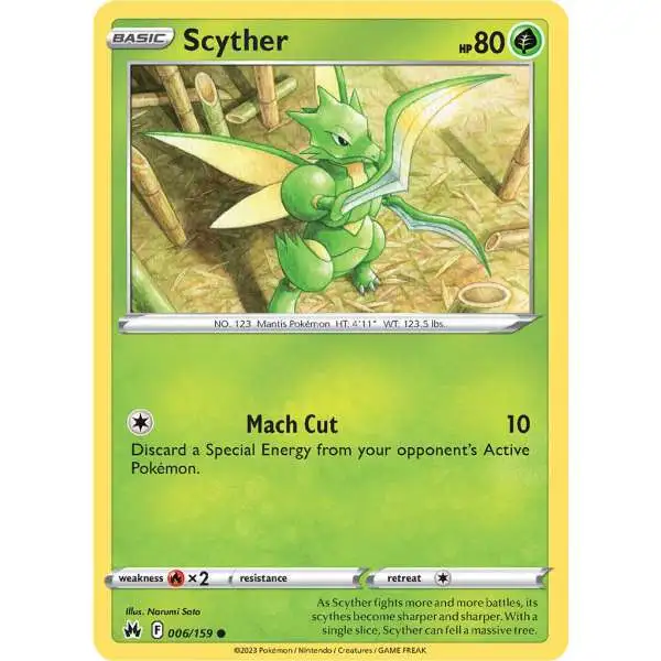 Pokemon Trading Card Game Crown Zenith Common Scyther #6