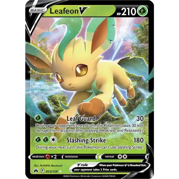 Pokemon Trading Card Game Crown Zenith Ultra Rare Leafeon V #13