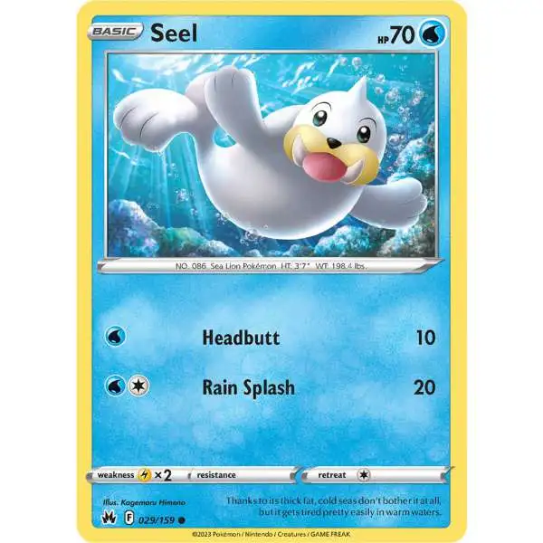 Pokemon Trading Card Game Crown Zenith Common Seel #29