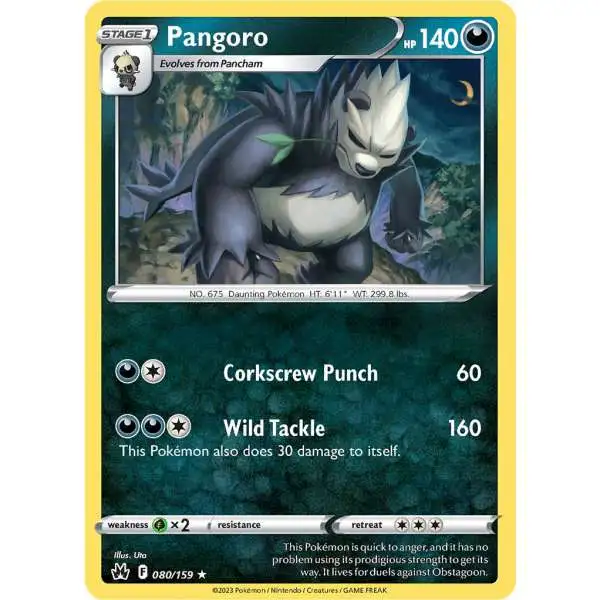 Pokemon Trading Card Game Crown Zenith Rare Pangoro #80