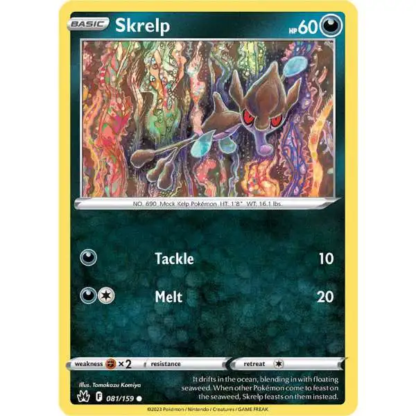 Pokemon Trading Card Game Crown Zenith Common Skrelp #81