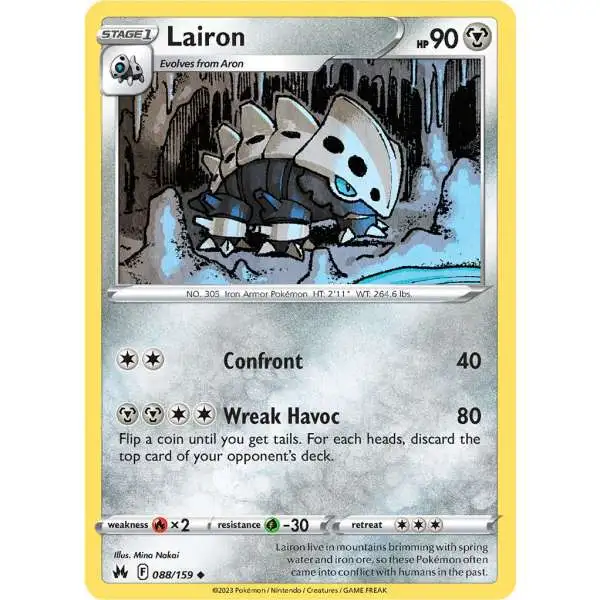 Pokemon Trading Card Game Crown Zenith Uncommon Lairon #88