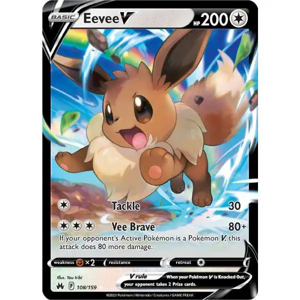 are all pokemon v cards holo Lumineon 040/172 Brilliant Stars - Ultra Rare Card variation to centering Pokemon Trading Card Game Crown