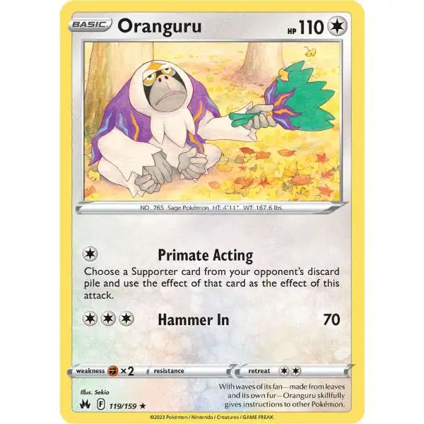 Pokemon Trading Card Game Crown Zenith Rare Oranguru #119