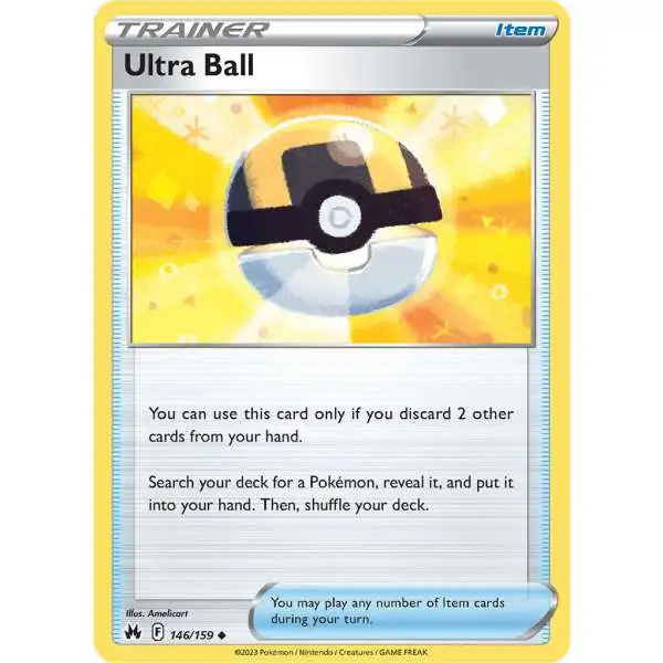 Pokemon Trading Card Game Crown Zenith Uncommon Ultra Ball #146