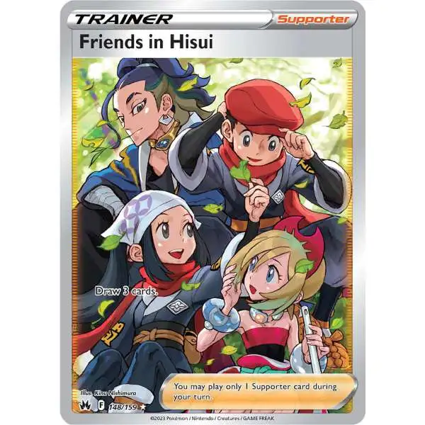 Pokemon Trading Card Game Crown Zenith Ultra Rare Friends in Hisui #148