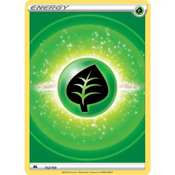 Pokemon Trading Card Game Crown Zenith Ultra Rare Grass Energy #152