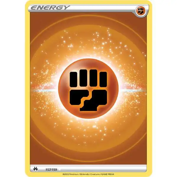 Pokemon Trading Card Game Crown Zenith Ultra Rare Fighting Energy #157