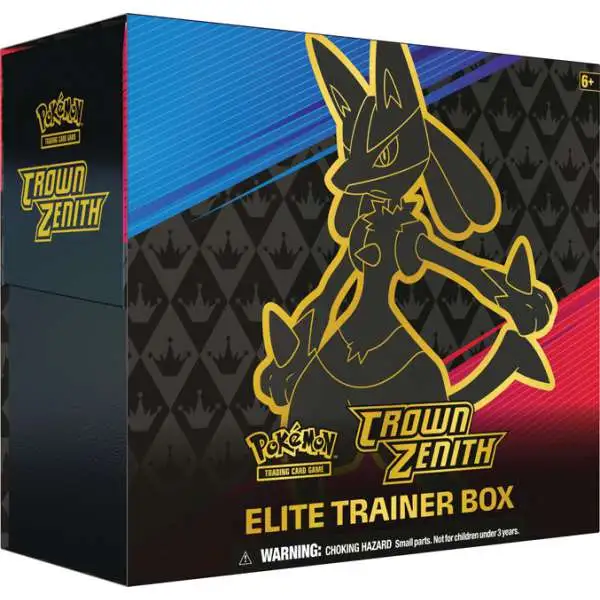 Pokemon Crown Zenith Elite Trainer Box [10 Booster Packs, Foil Promo Card, 65 Card Sleeves, 45 Energy Cards & More]