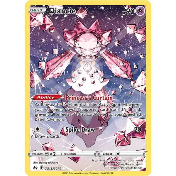 Pokemon Trading Card Game Crown Zenith Holo Rare Diancie GG13 [Galarian Gallery]
