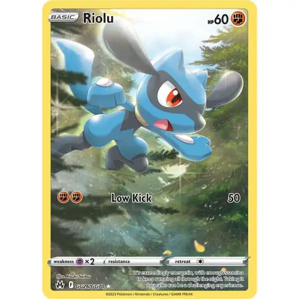 Pokemon Trading Card Game Crown Zenith Rare Holo Riolu GG26 [Galarian Gallery]