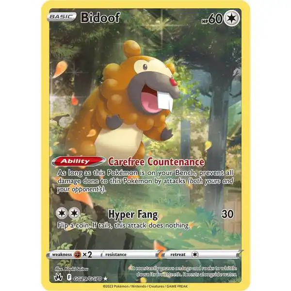 pokemon bidoof card Graded: Special Delivery #SWSH177 Sword & Shield (2021) – Double Infinity Gaming Colorless Take Down (50) This Pokémon also does 10 damage to itself. Bidoof Holographic Pokémon TCG Pocket