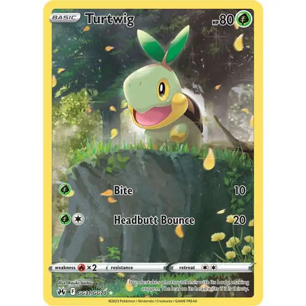 Pokemon Trading Card Game Crown Zenith Holo Rare Turtwig GG31 [Galarian Gallery]