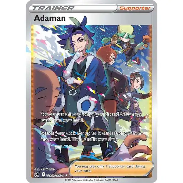 Pokemon Trading Card Game Crown Zenith Ultra Rare Adaman GG57 [Galarian Gallery]